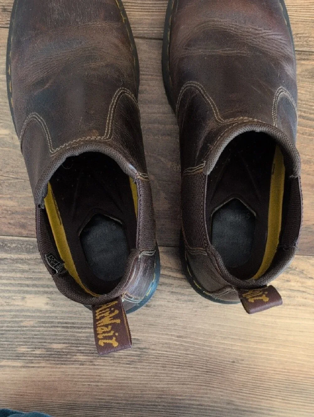 Dr Martens Penly Chukka Leather Slip-On Chelsea Low Work Boots 11 C719
